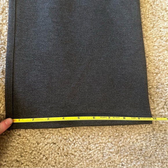 Quince Women’s Ultra-Stretch Ponte Bootcut Pants - Charcoal Gray - Size Large - Picture 5 of 10